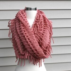 Charlotte Russe Rose Blush Infinity Scarf